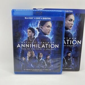 Annihilation (Blu-ray, DVD, 2018, 2-Disc Set) With slipcover Natalie Portman